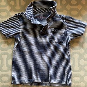 Vineyard Vines Navy with White Stripe Polo 3T